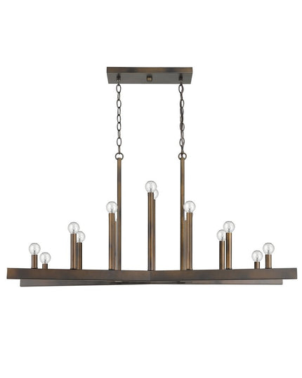 Fallon 14-Light Oil-Rubbed Bronze Island Pendant
