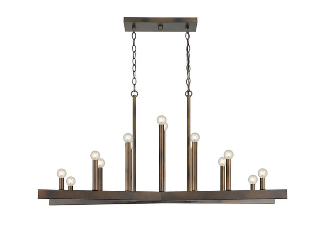 Fallon 14-Light Oil-Rubbed Bronze Island Pendant