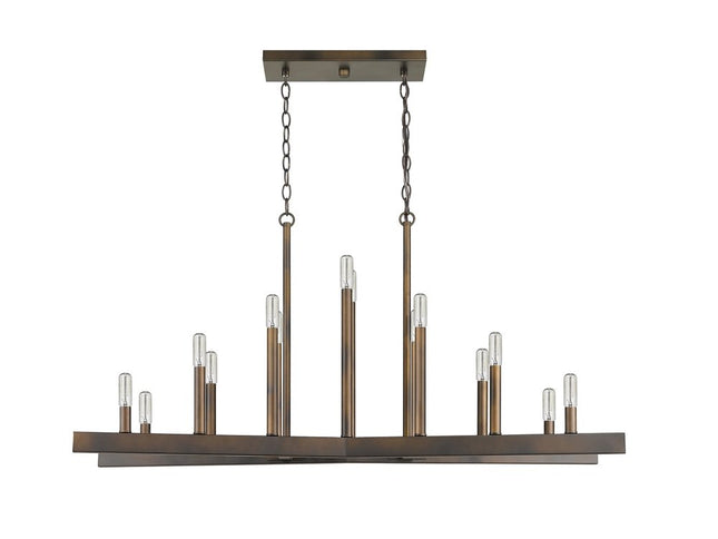 Fallon 14-Light Oil-Rubbed Bronze Island Pendant