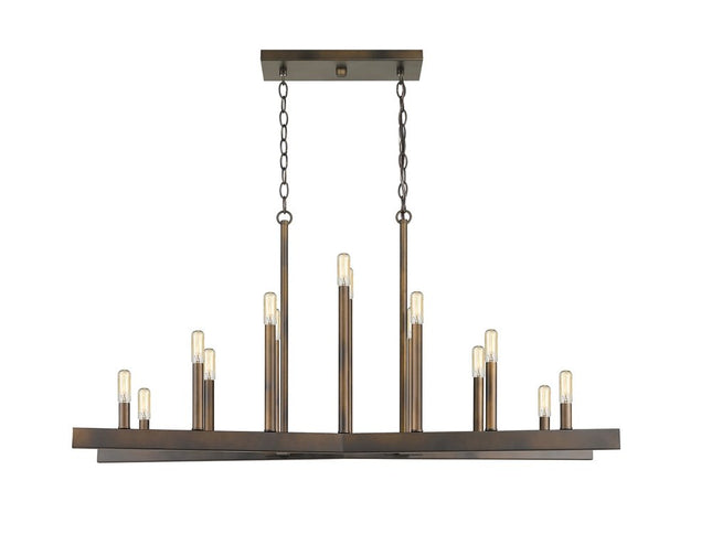 Fallon 14-Light Oil-Rubbed Bronze Island Pendant