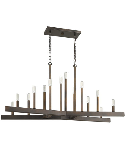 Fallon 14-Light Oil-Rubbed Bronze Island Pendant