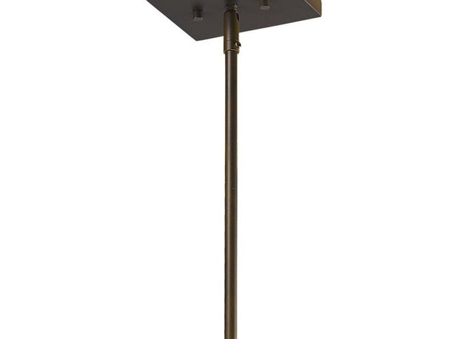 Brooklyn 4-Light Oil-Rubbed Bronze Pendant With Metal Framework Shade