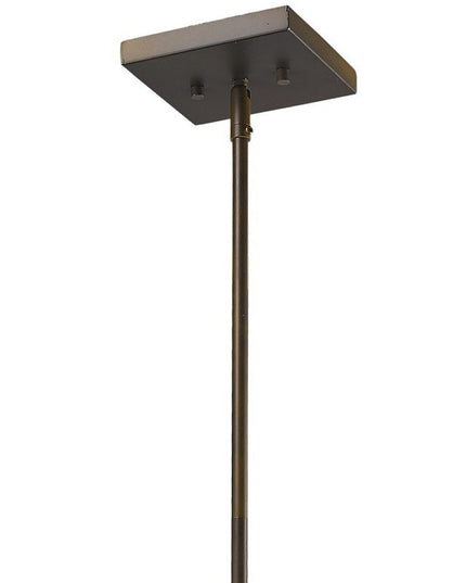 Brooklyn 4-Light Oil-Rubbed Bronze Pendant With Metal Framework Shade