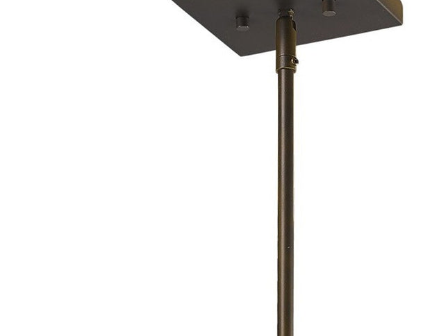 Brooklyn 4-Light Oil-Rubbed Bronze Pendant With Metal Framework Shade