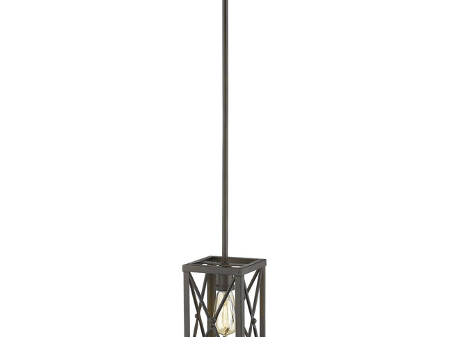 Bronze Metal Geometric Mini Pendant Hanging Light