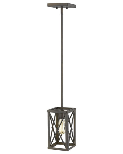 Bronze Metal Geometric Mini Pendant Hanging Light