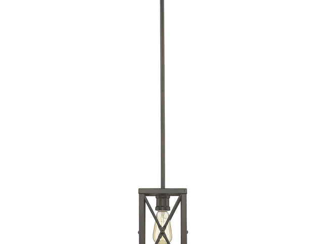 Bronze Metal Geometric Mini Pendant Hanging Light