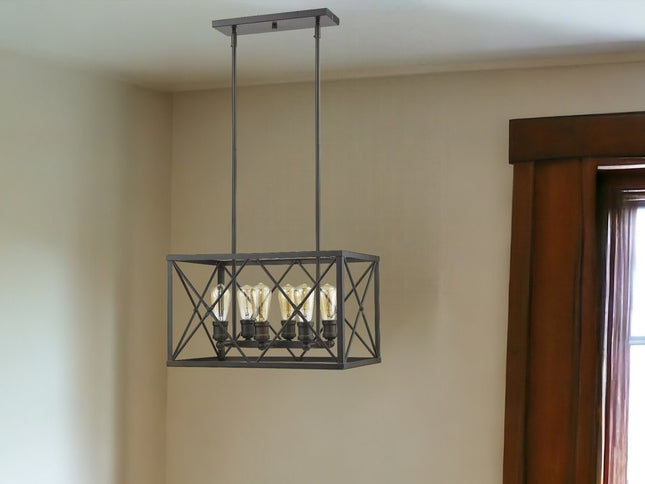 Brooklyn 6-Light Oil-Rubbed Bronze Pendant