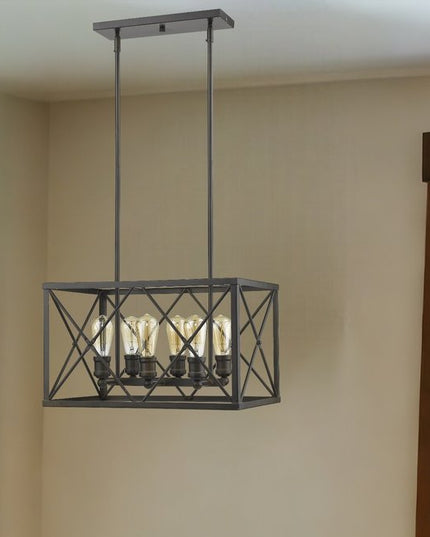 Brooklyn 6-Light Oil-Rubbed Bronze Pendant