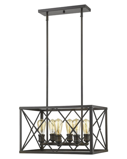 Brooklyn 6-Light Oil-Rubbed Bronze Pendant