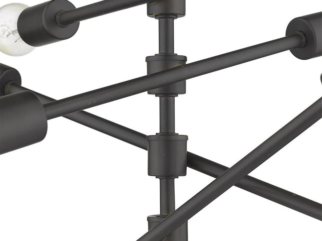 Calix 8-Light Oil-Rubbed Bronze Pendant