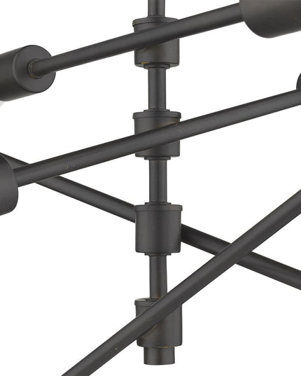 Calix 8-Light Oil-Rubbed Bronze Pendant