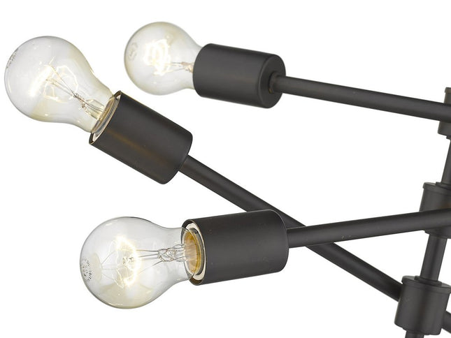 Calix 8-Light Oil-Rubbed Bronze Pendant