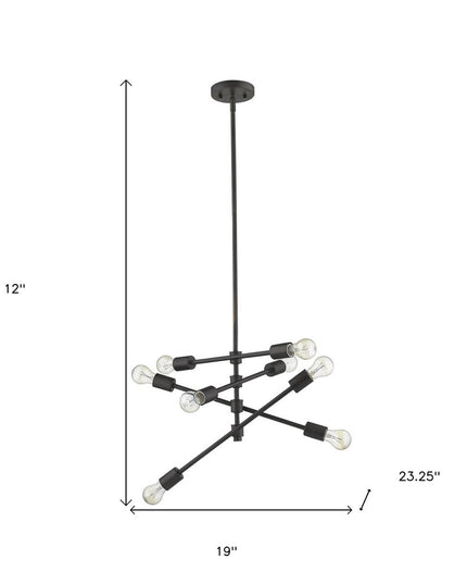 Calix 8-Light Oil-Rubbed Bronze Pendant