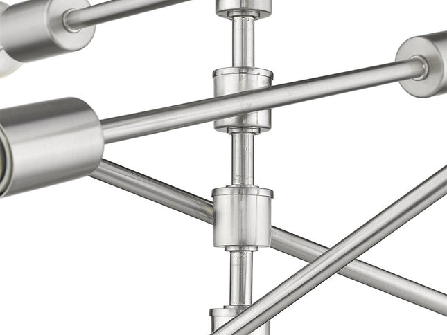 Calix 8-Light Satin Nickel Pendant