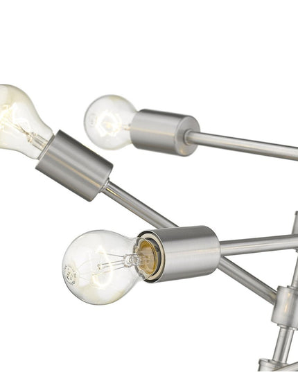 Calix 8-Light Satin Nickel Pendant
