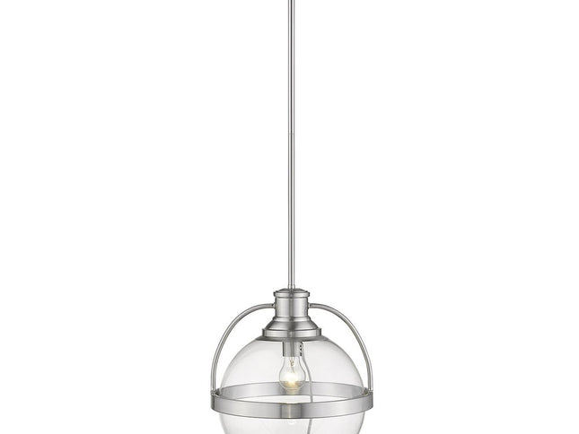 Kassian 1-Light Satin Nickel Pendant