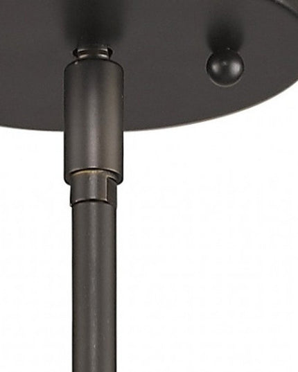 Brushed Bronze Minimalist Cylindrical Hanging Light