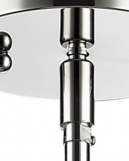 Silver Minimalist Cylindrical Hanging Light