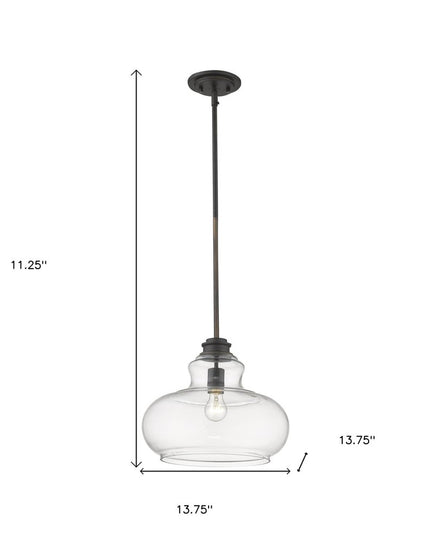 Torrel 1-Light Oil-Rubbed Bronze Pendant