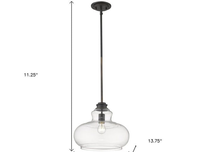 Torrel 1-Light Oil-Rubbed Bronze Pendant