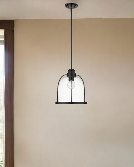 Stanton 1-Light Matte Black Pendant