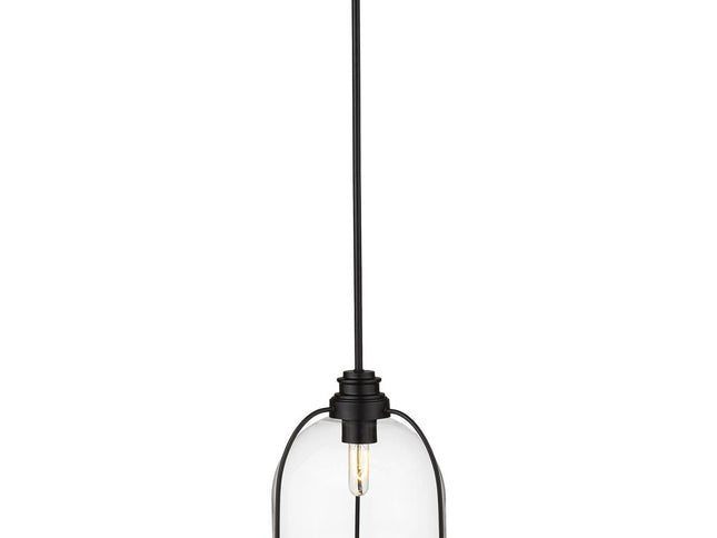 Stanton 1-Light Matte Black Pendant