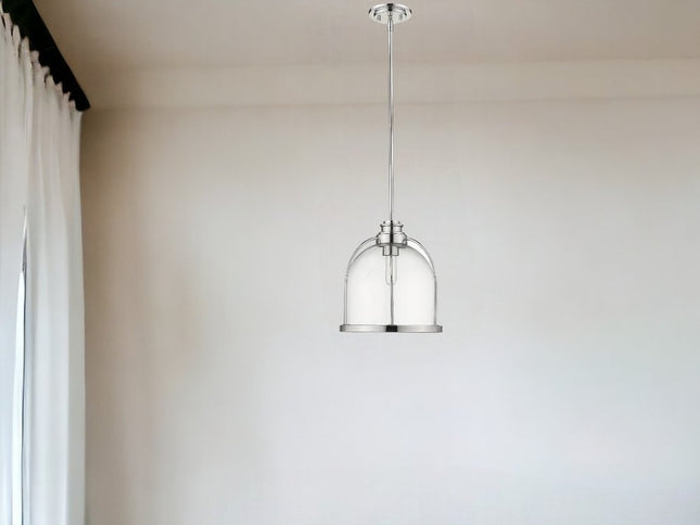 Stanton 1-Light Polished Nickel Pendant