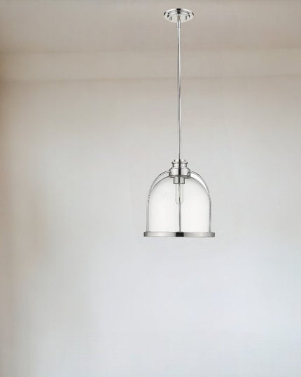 Stanton 1-Light Polished Nickel Pendant
