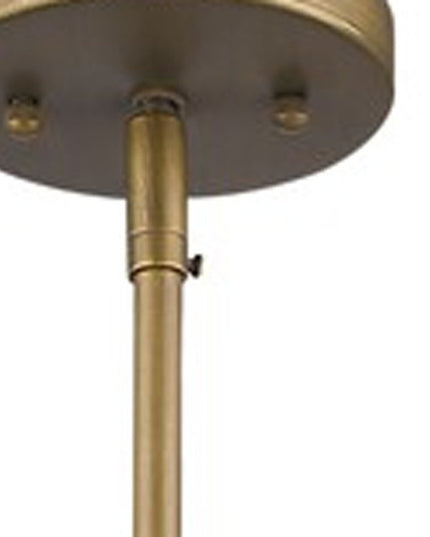 Brushed Gold Metal Cage Hanging Light