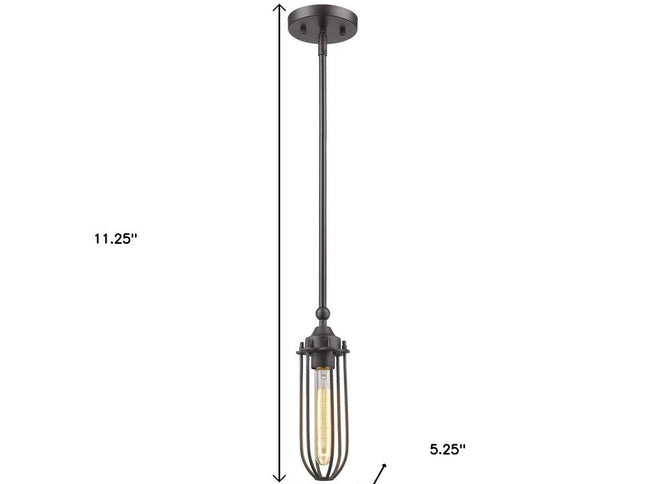 Modern Bronze Mini Pendant Hanging Light