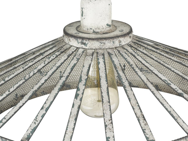 Iris 1-Light Aged Ivory Pendant