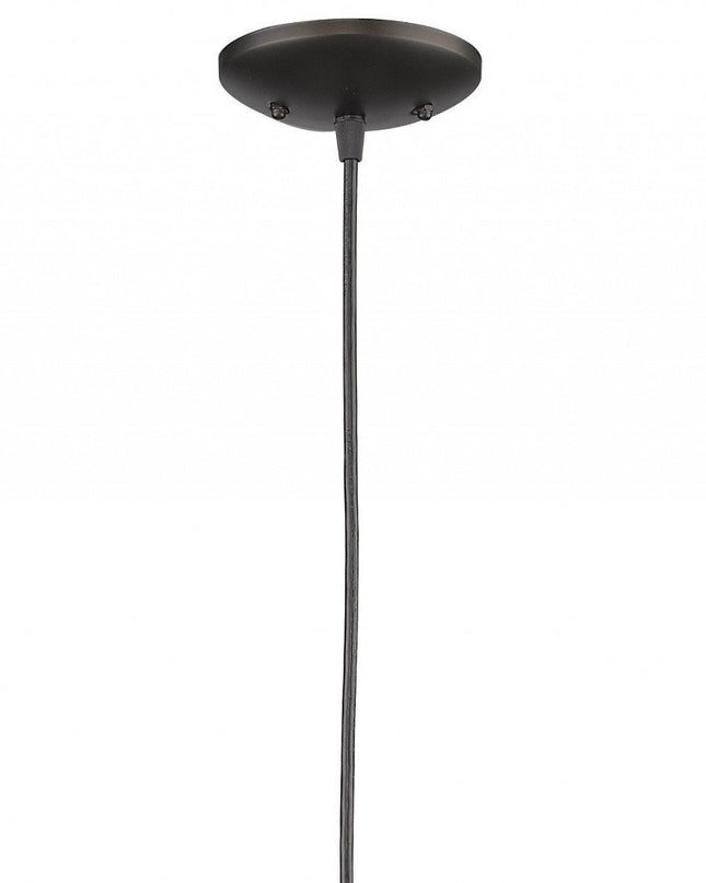 Industrial Brushed Bronze Hanging Light