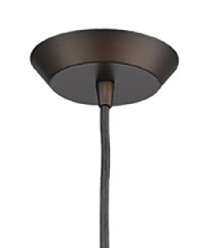 Bronze Hanging Light with Glass Studs