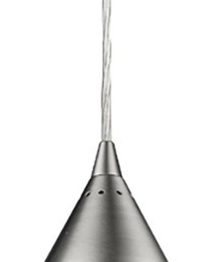 Silver Hanging Light with Glass Studs