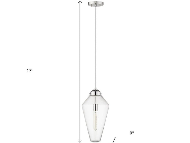 Ballina 1-Light Polished Nickel Mini-Pendant