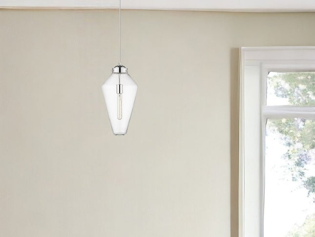 Ballina 1-Light Polished Nickel Mini-Pendant