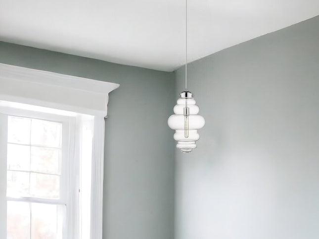 Ballina 1-Light Polished Nickel Mini-Pendant
