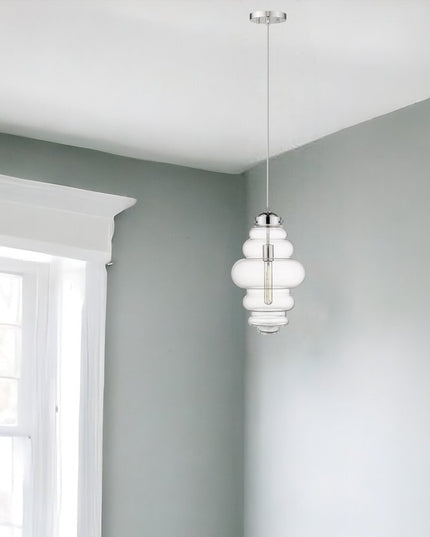 Ballina 1-Light Polished Nickel Mini-Pendant