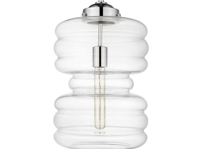 Ballina 1-Light Polished Nickel Mini-Pendant