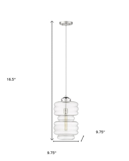 Ballina 1-Light Polished Nickel Mini-Pendant