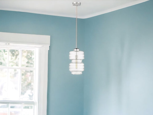 Ballina 1-Light Polished Nickel Mini-Pendant