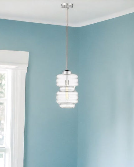 Ballina 1-Light Polished Nickel Mini-Pendant