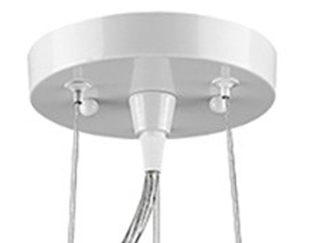 Layla 1-Light White Bowl Pendant