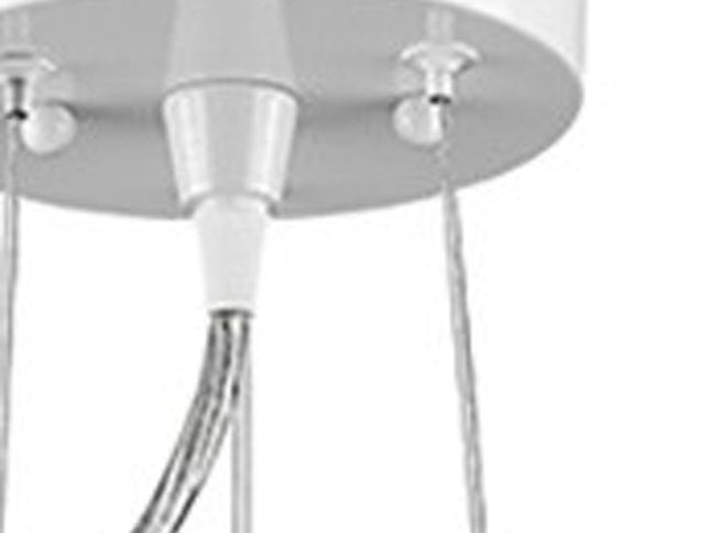 Layla 1-Light White Bowl Pendant