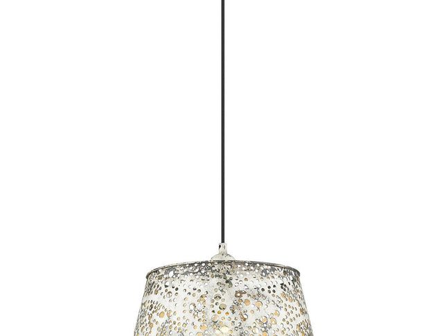 Iris 1-Light Aged Ivory Pendant