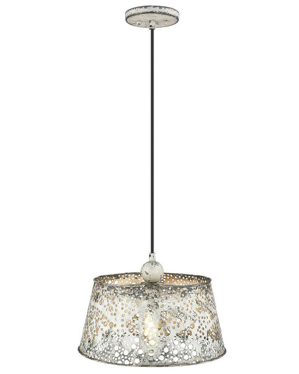 Iris 1-Light Aged Ivory Pendant