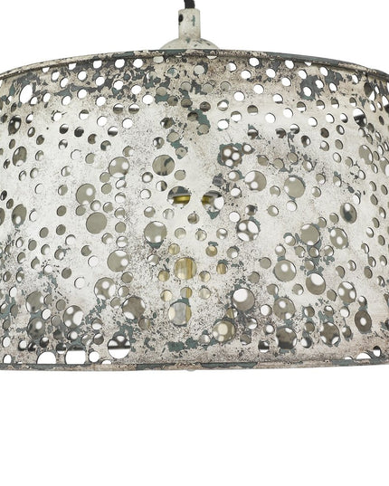 Iris 1-Light Aged Ivory Pendant