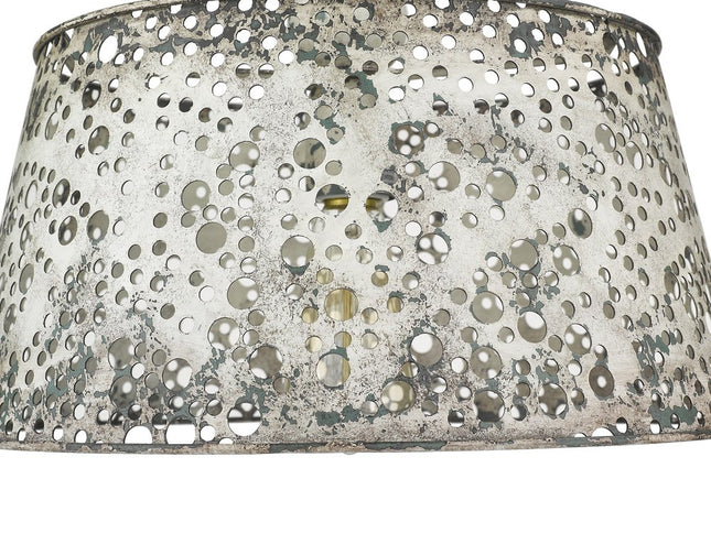 Iris 1-Light Aged Ivory Pendant