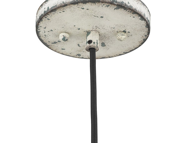 Iris 1-Light Aged Ivory Pendant